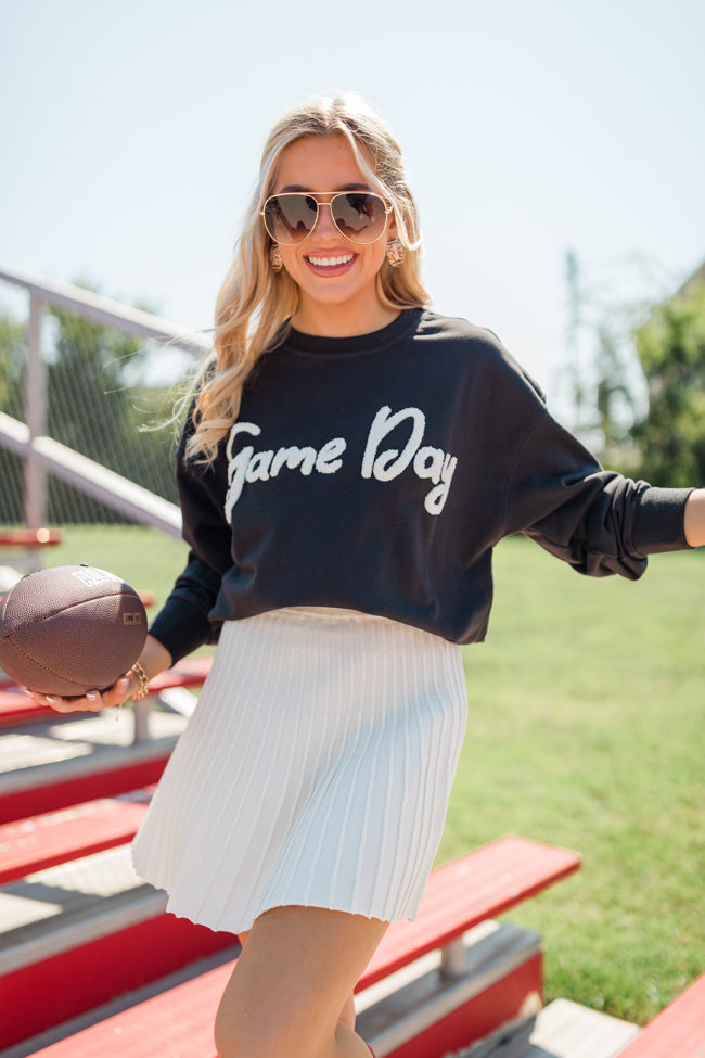 Game Day Charcoal Pullover Hoodie - Soft & Comfortable Men's Sweatshirt for Football, Basketball & Casual Wear - Final Sale