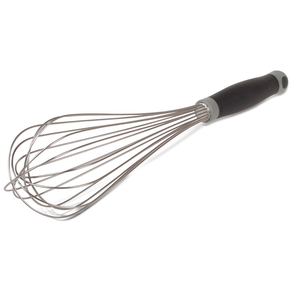 Universal Silicone Whisk - Non-Slip Ergonomic Handle, Heat-Resistant Up to 450°F - Perfect for Baking, Mixing Batters, Whipping Cream & Cooking Sauces