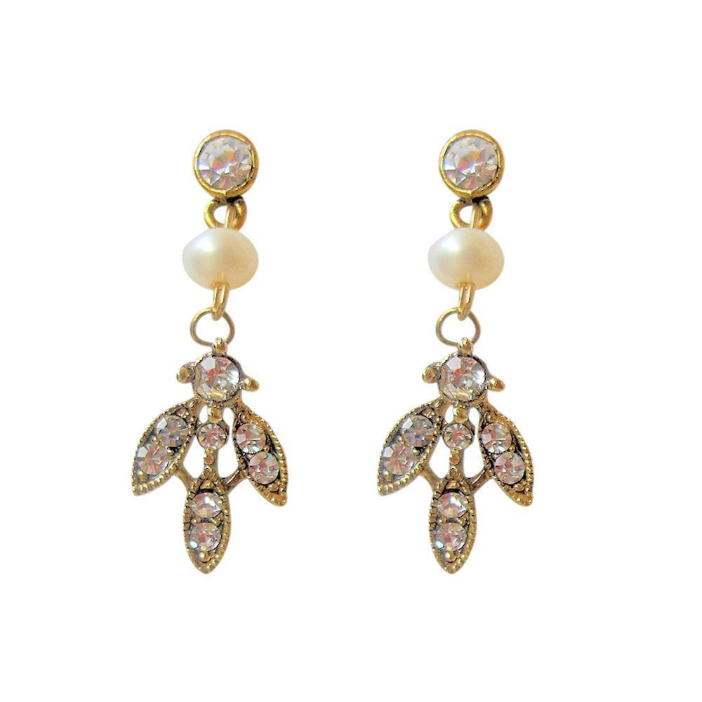 Paris Earrings Gold - Elegant French-Inspired Jewelry for Women | Perfect for Parties, Weddings & Date Nights