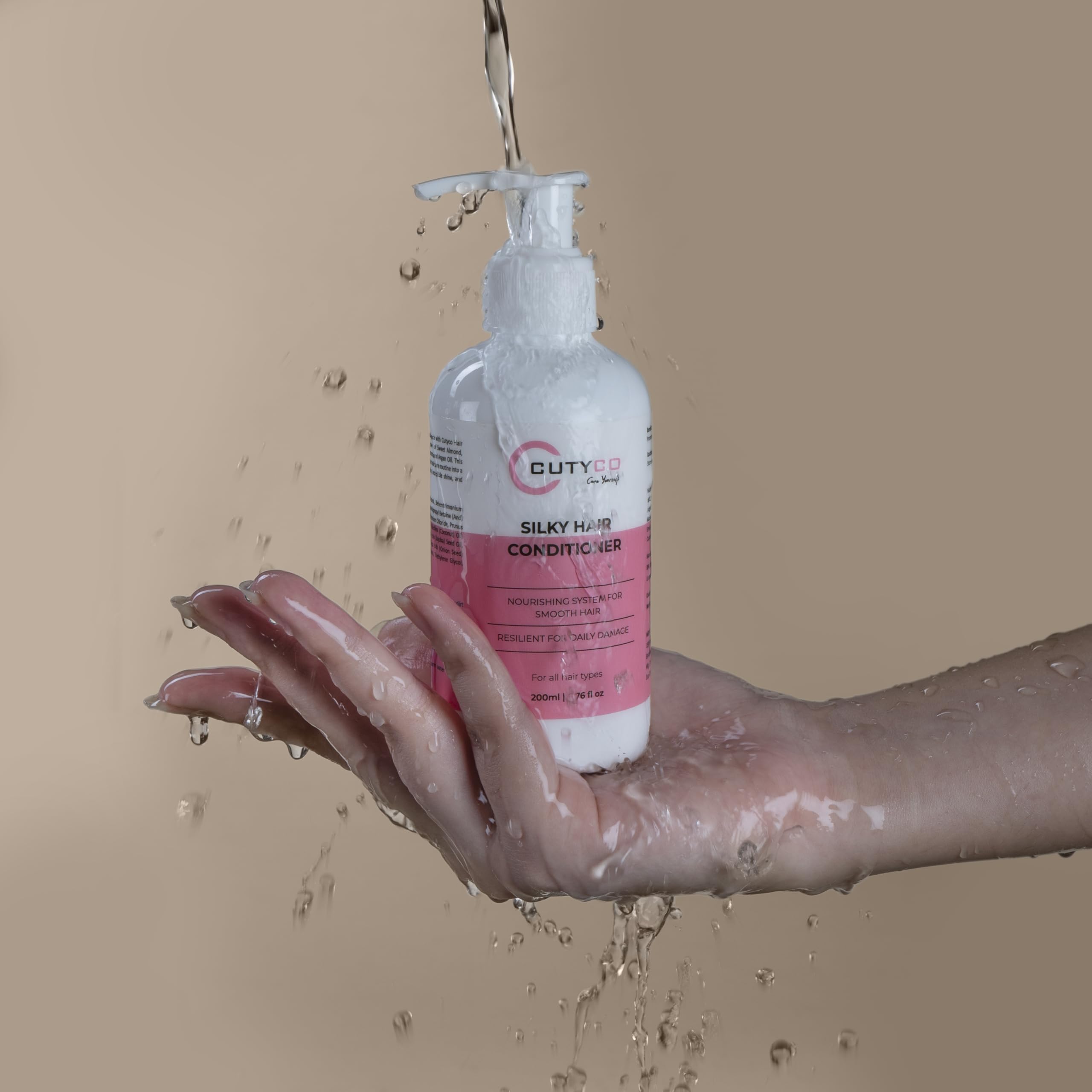 CUTYCO Silky Hair Conditioner for Dry & Frizzy Hair - Sulfate & Paraben Free Deep Moisturizing Treatment - Improves Hair Texture for Softer, Shinier Locks - 200ml Hair Care for Women & Men | Perfect for Daily Use, Salon-Quality Results at Home