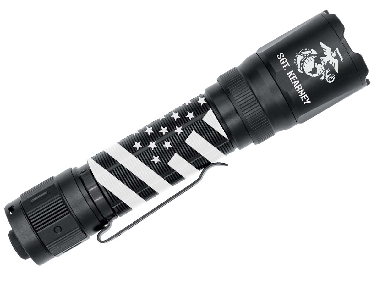 Fenix TK20R V2.0 Tactical Flashlight - 2000 Lumens, Rechargeable, IP68 Waterproof - Perfect for Camping, Hiking & Emergency Use - Custom Engraving Available