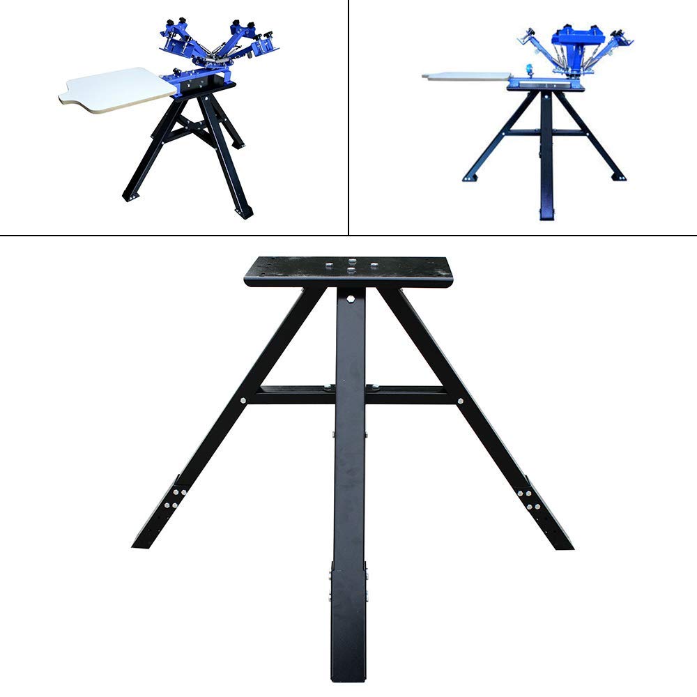 **TechTongda 4-Color 1-Station Screen Printing Press Machine for T-Shirt Printing - Perfect for DIY Custom Apparel & Small Business T-Shirt Production**
