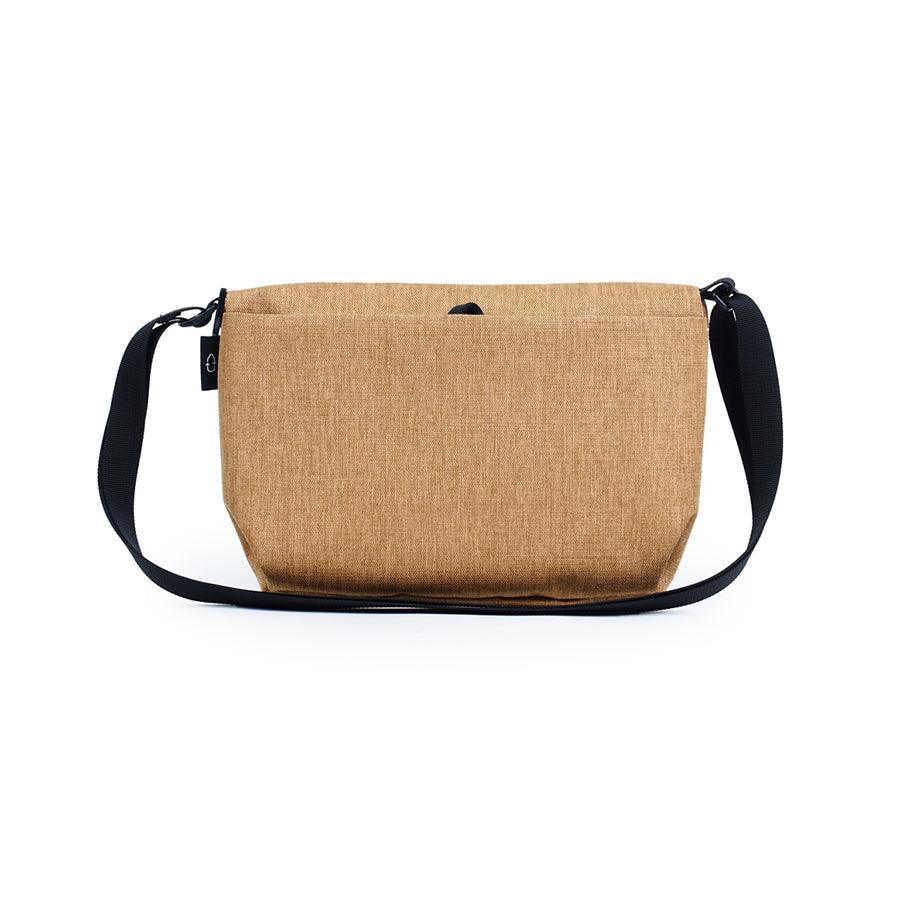 HELLOLULU Cana Compact Utility Bag - Durable Crossbody Shoulder Bag for Women, Teak Brown - Perfect for Travel, Work & Everyday Use