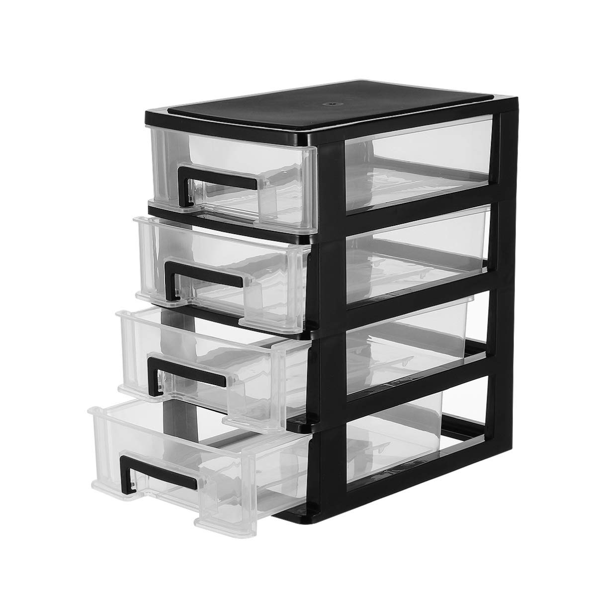 4-Layer Plastic Storage Drawer Organizer - Portable Closet Cabinet with Multi-Function Bins | Perfect for Bedroom, Bathroom, Office & Kids Room Organization