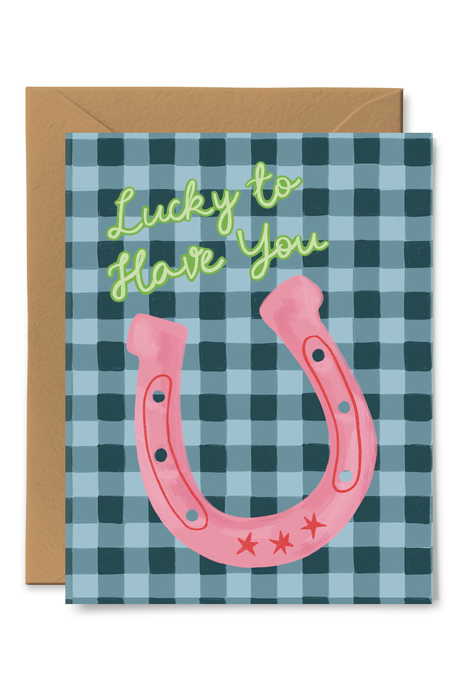 Lucky To Have You Greeting Card - Heartfelt Thank You Card for Friends, Family & Loved Ones - Perfect for Birthdays, Anniversaries & Special Occasions
