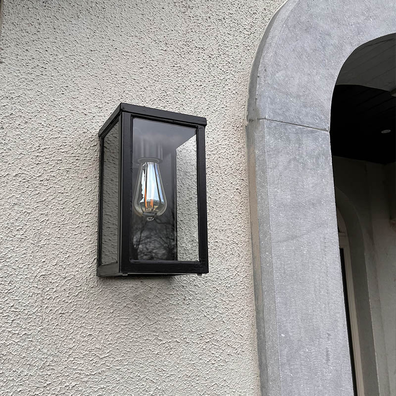 Balwyn 1/2Lt Outdoor Wall Light - Galvanized Steel Waterproof Exterior Sconce for Porch, Garden & Patio Lighting