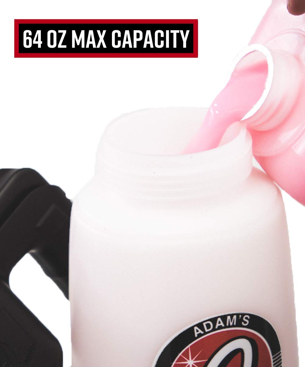 Adam's Polishes IK Pro 2 Foaming Pump Sprayer - High Pressure Car Wash Sprayer for Detailing, Wheel & Tire Cleaning - Ideal for Car Wash Soap, Wheel Cleaner & Garden Weed Control - Perfect for Auto Detailing & Lawn Care