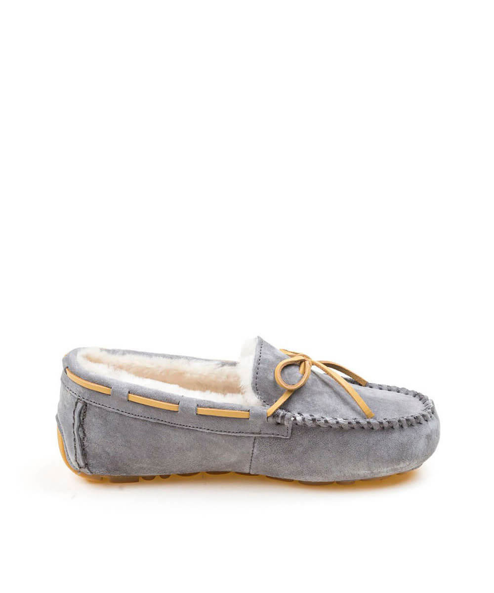 Women's UGG Fur Moccasin Slippers - Cozy Winter Indoor/Outdoor House Shoes for Women - Perfect for Home, Lounge & Casual Wear