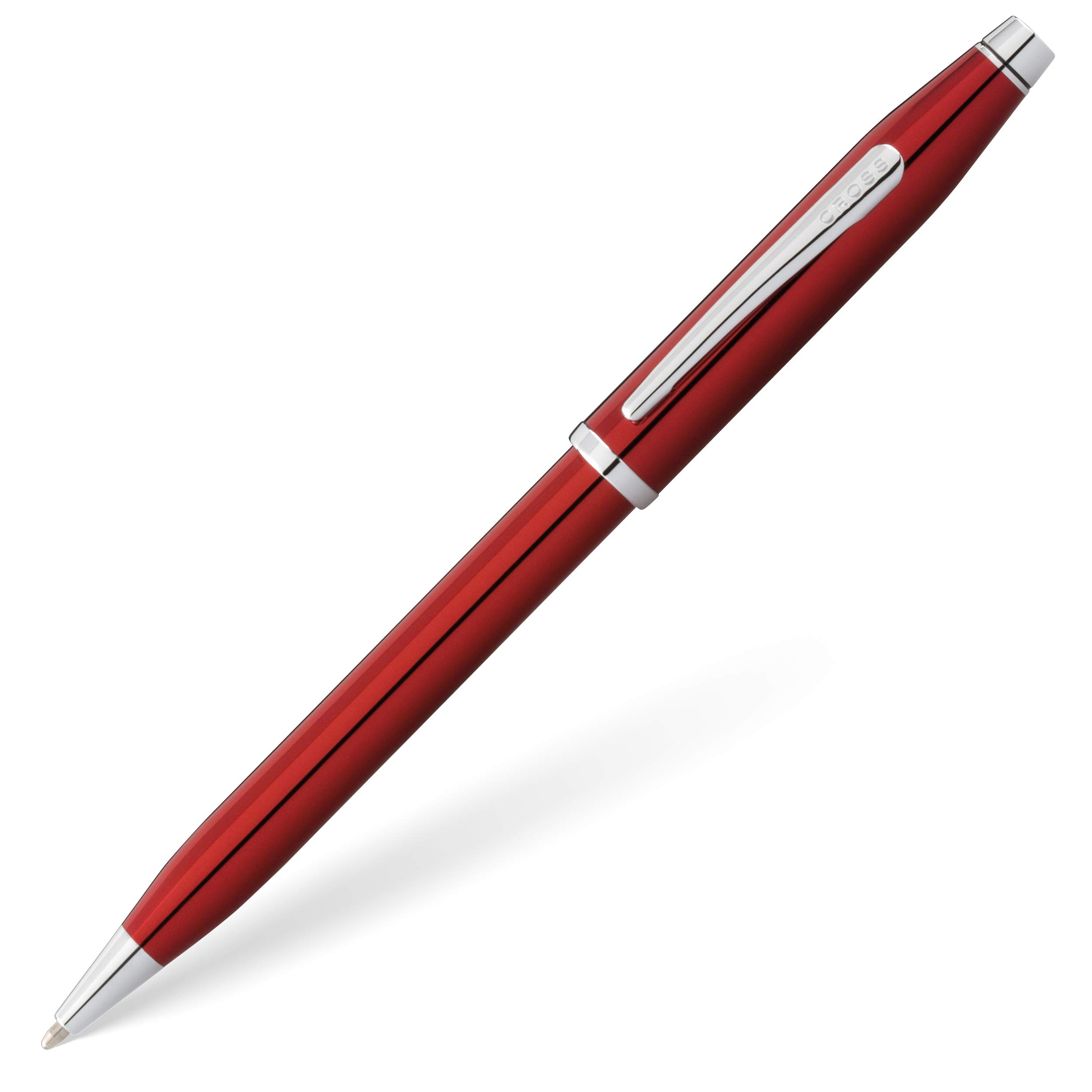 Cross Century II Limited Edition Ballpoint Pen - Premium Red Lacquer Finish with Gift Box | Luxury Writing Instrument for Business Gifts, Office Use & Special Occasions