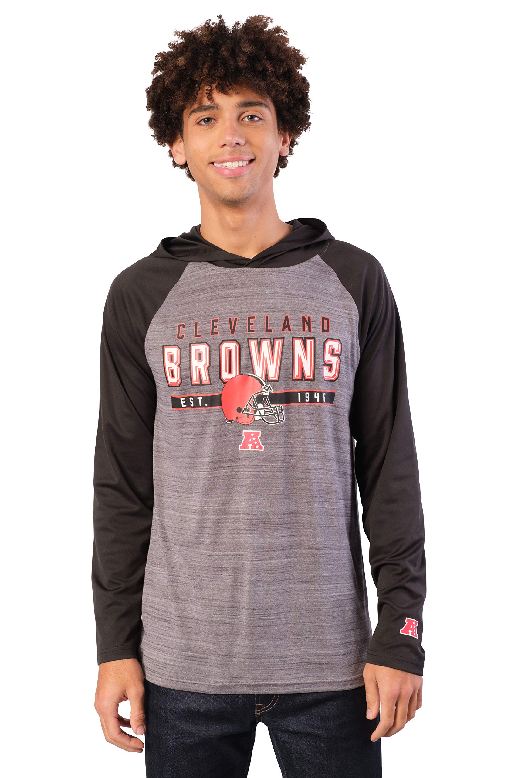 NFL Men's Lightweight Athletic Performance Hoodie - Breathable & Moisture-Wicking for Football Training & Casual Wear