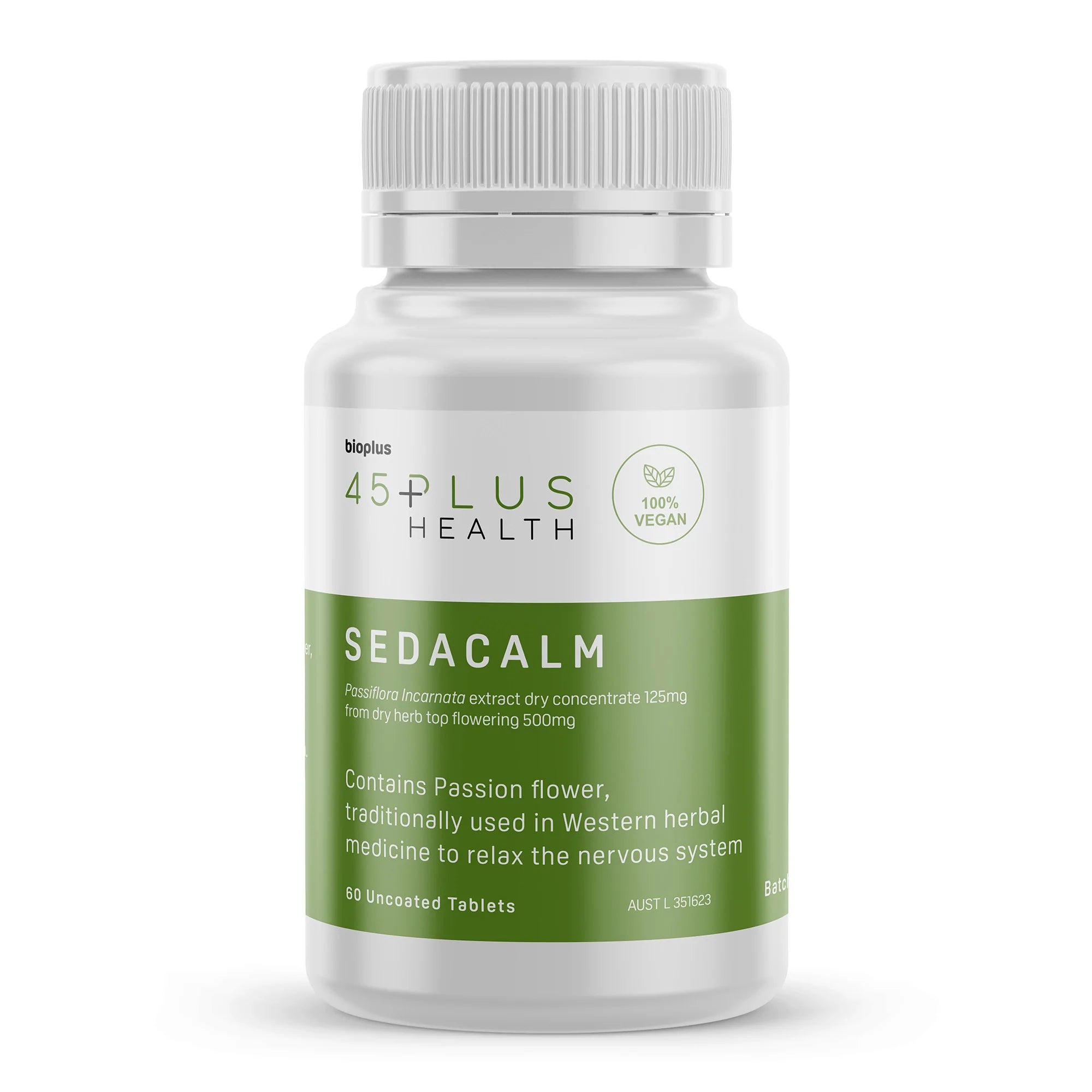Bioplus Sedacalm Natural Stress Relief Supplement - Calm Anxiety & Promote Relaxation - Perfect for Work, Study & Daily Stress Management