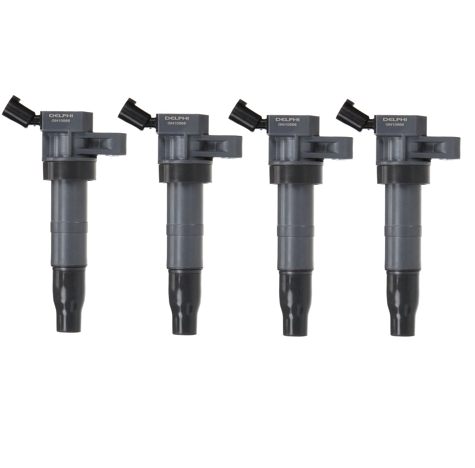 4-Pack Direct Ignition Coils Replacement for Hyundai Santa Fe & Kia Forte/Optima - High Performance Spark Plugs for Smoother Acceleration & Better Fuel Efficiency (Ideal for City Commuting & Highway Driving)