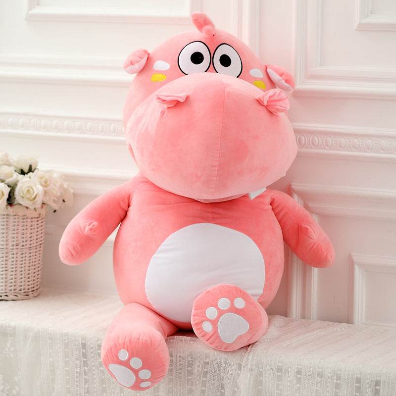 Jumbo Hippo Plush Toy - Extra Large Soft Stuffed Animal for Kids & Adults | Perfect for Cuddling, Nursery Decor, and Gift Giving