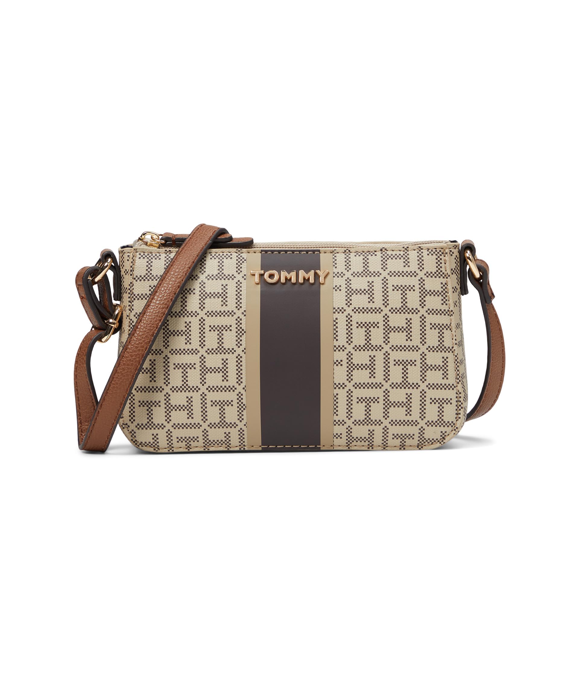 Tommy Hilfiger Jocelyn II East/West Crossbody Bag for Women - Stylish Shoulder Purse for Daily Use, Travel & Shopping