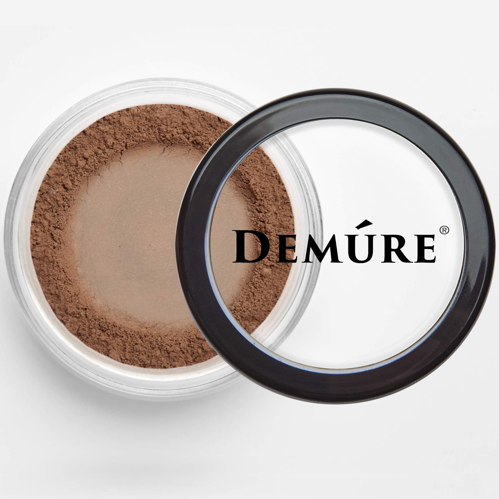 Demure Mineral Make Up (Brownstone) Matte Eyeshadow - Loose Powder for Professional Eye Makeup | Natural Look for Day & Night Wear