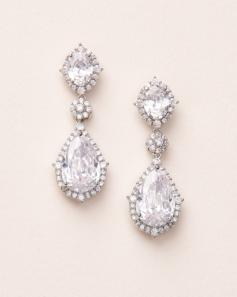 Emerson CZ Stud Earrings for Women - Sparkling Cubic Zirconia Earrings for Everyday Wear & Special Occasions