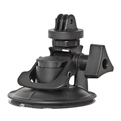 Delkin Fat Gecko Stealth Suction Mount for GoPro Hero 10/9/8/7/6/5 - Heavy Duty Car Windshield Camera Mount for Action Cameras - Perfect for Dash Cam, Vlogging & Adventure Sports Filming