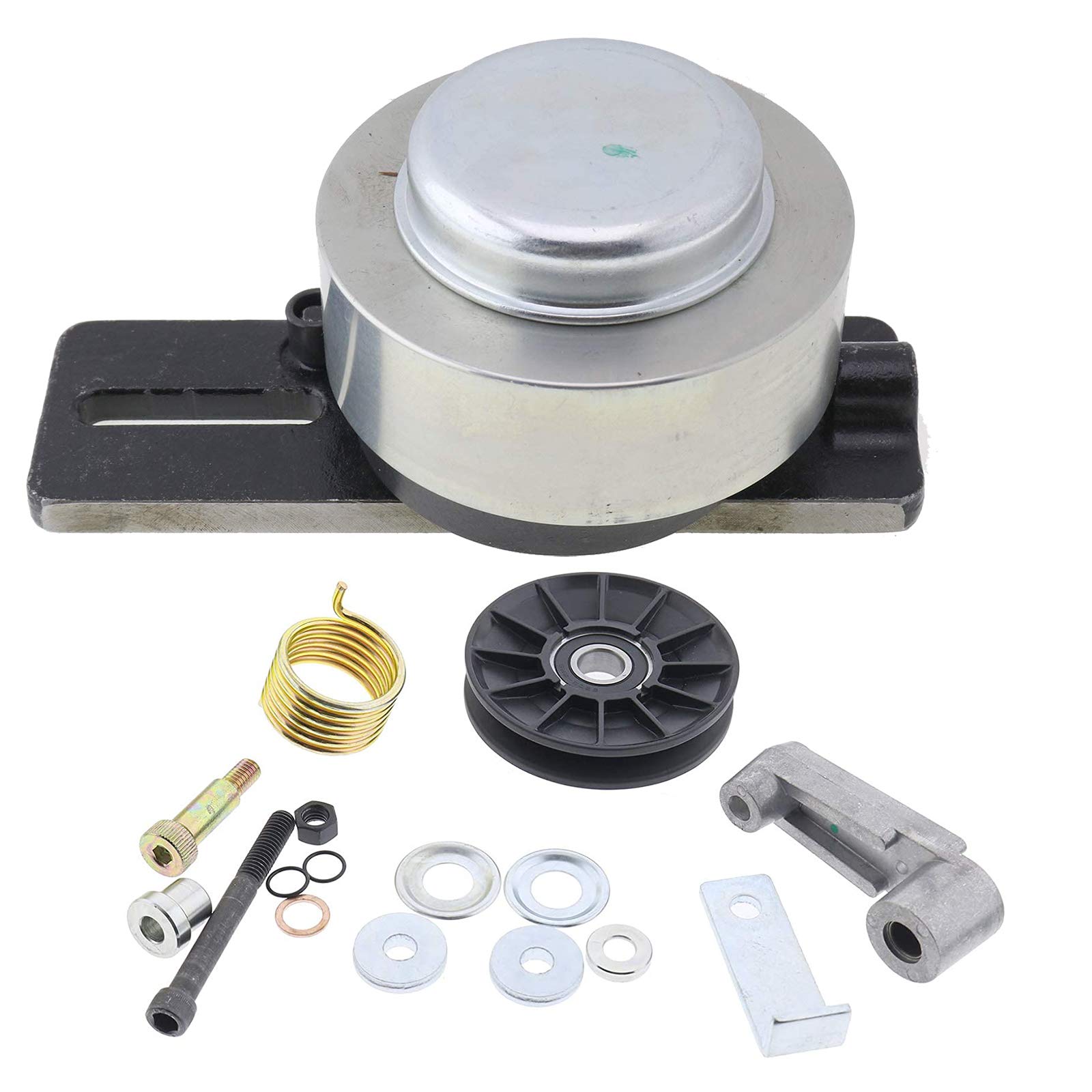 Bobcat Skid Steer Loader Drive Belt Tensioner Pulley & Cooling Fan Tensioner Kit - Compatible with Models 653, 751, 753, 763, 773, 7753, 863, 963, S100, S130, S150, S160, S175, S185, S205, S220, S250 - Replacement Parts 6735884 6662997 - Perfect for Construction, Landscaping & Farm Equipment Maintenance