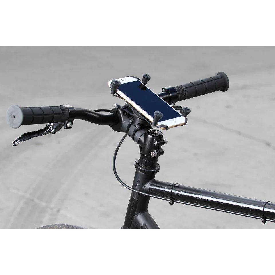RAM EZ ON/OFF™ Bicycle Mount with X-Grip® Large Phone Holder - Universal Smartphone Bike Mount for iPhone, Samsung & More - Perfect for Cycling, Commuting & Outdoor Adventures (RAP-274-1-UN10)