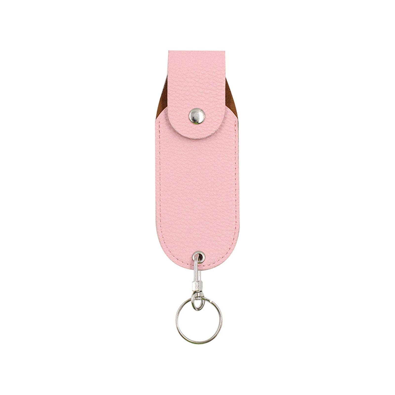 MK3 Canister OC/Mace Spray Holder – Leather Belt Holster with Key Ring, Soft Pouch for Pepper Spray (Pepper Spray Not Included, Random Color) – Perfect for Self-Defense, Jogging & Outdoor Safety