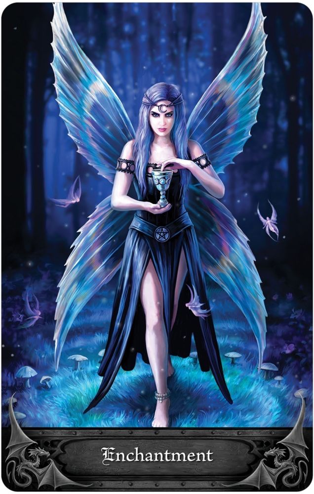 Anne Stokes Gothic Oracle Tarot Cards - Mystical Divination Deck for Spiritual Guidance & Fortune Telling | Perfect for Tarot Readers, Witches & Pagan Practitioners