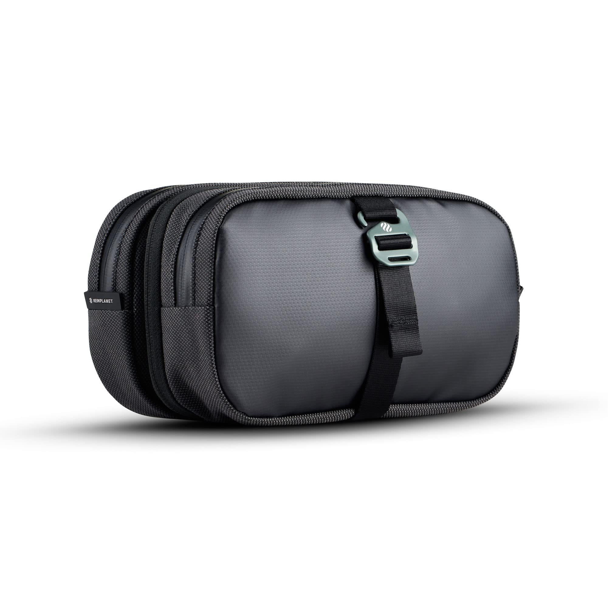HEIMPLANET Original HPT Carry Essentials - DOPP KIT | Waterproof Travel Toiletry Bag for Men & Women | Hanging or Standing PVC-Free Wash Bag | Made from Eco-Friendly Dyecoshell Material | Supports 1% for The Planet | Perfect for Camping, Gym & Business Trips