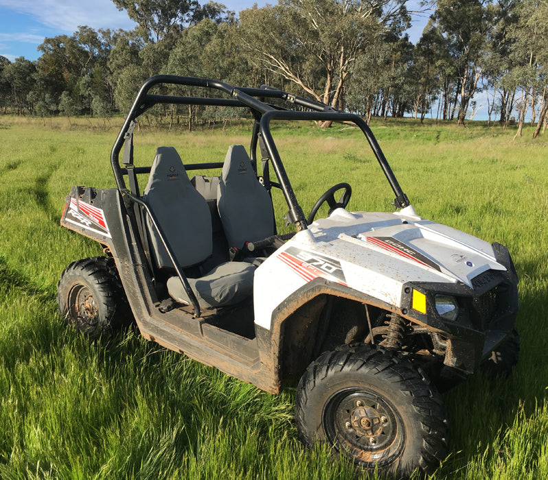 Durable Canvas UTV Seat Covers for Honda MUV700 Big Red (2006-2011 Models) - Heavy-Duty Bucket Seat Protection - Perfect for Off-Roading, Hunting & Farm Use