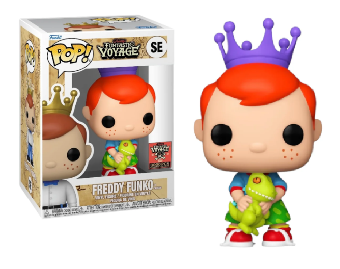 Freddy Funko as Chuckie Rugrats 3000 Piece Pop Vinyl Figure - Limited Edition 2024 Funtastic Voyage Collectible - Perfect for Display, Gifts & Pop Culture Enthusiasts