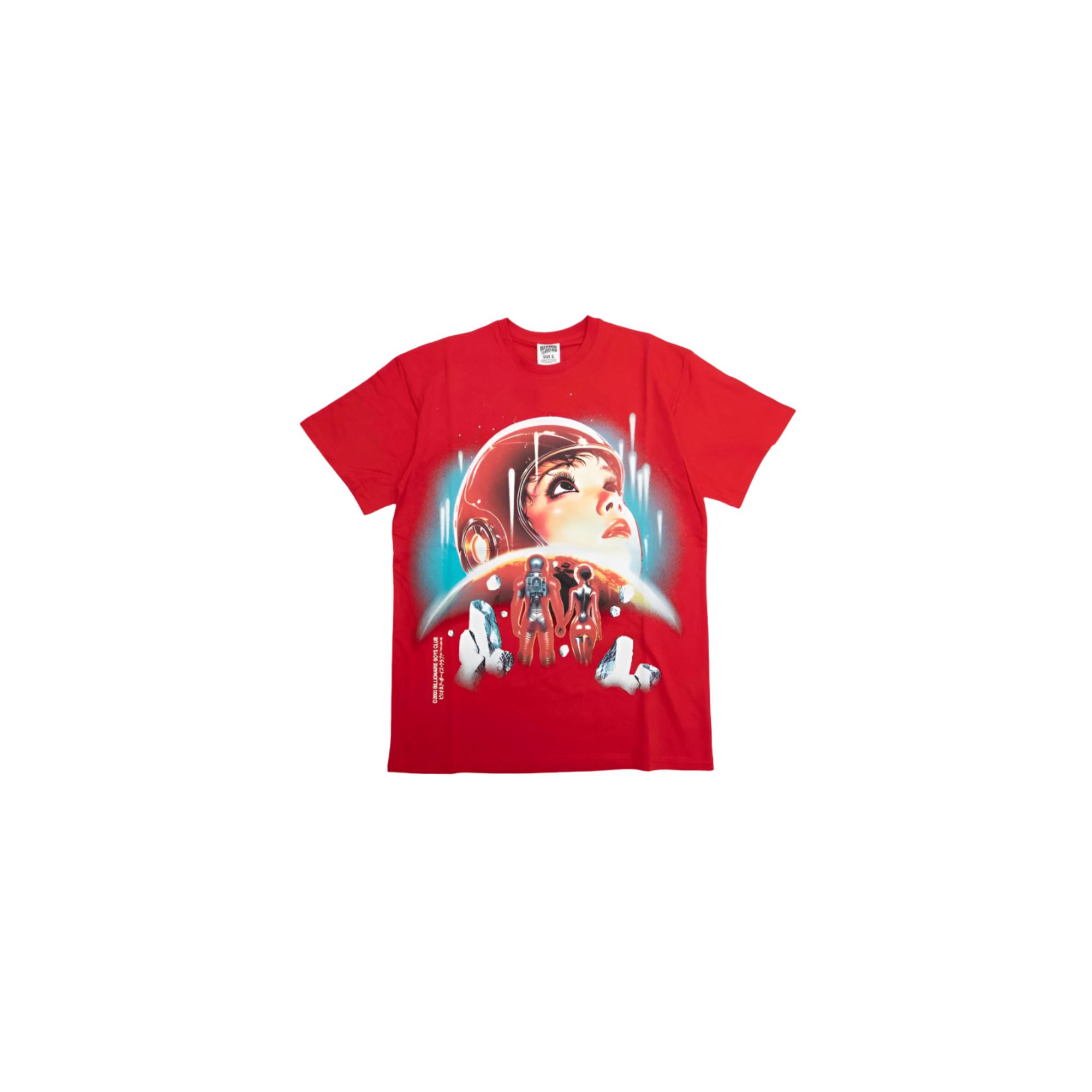 BB Abyss SS Tee - Red Short Sleeve T-Shirt for Men | Comfortable Casual Wear for Everyday, Gym & Street Style