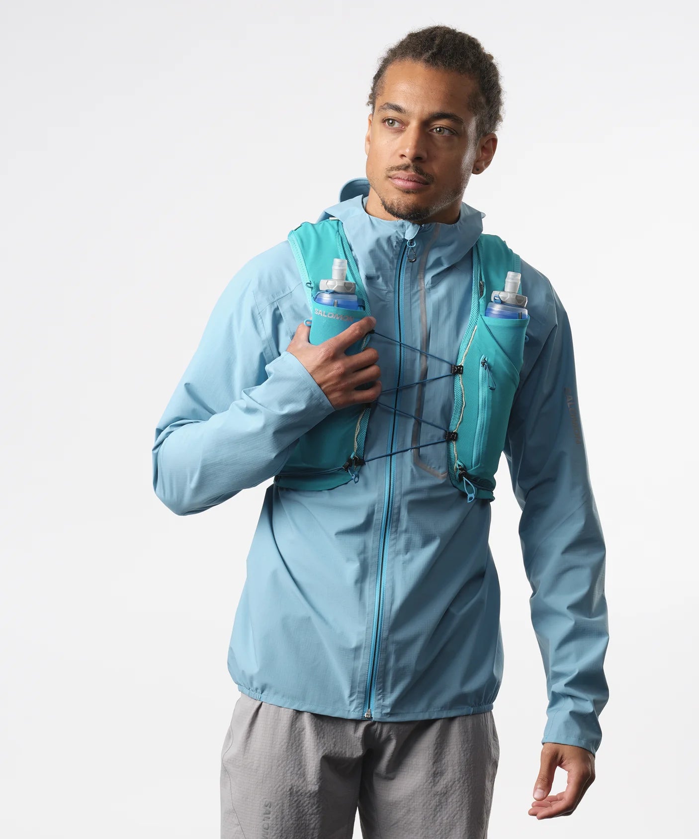 Adv Skin 5 Hydration Pack with Included Flasks - Unisex Running Vest for Trail Runners & Outdoor Enthusiasts - Perfect for Hiking, Marathon Training and Adventure Sports