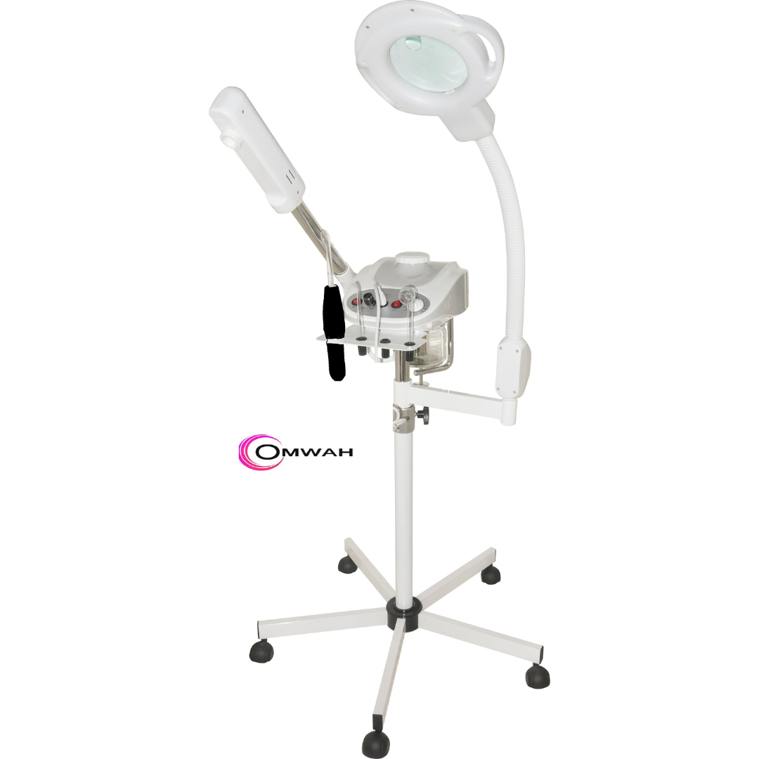 3 in 1 Facial Instrument & Steamer - Professional Skin Care Tool for Deep Cleansing, Exfoliation & Hydration | Perfect for Home Spa, Blackhead Removal & Relaxation