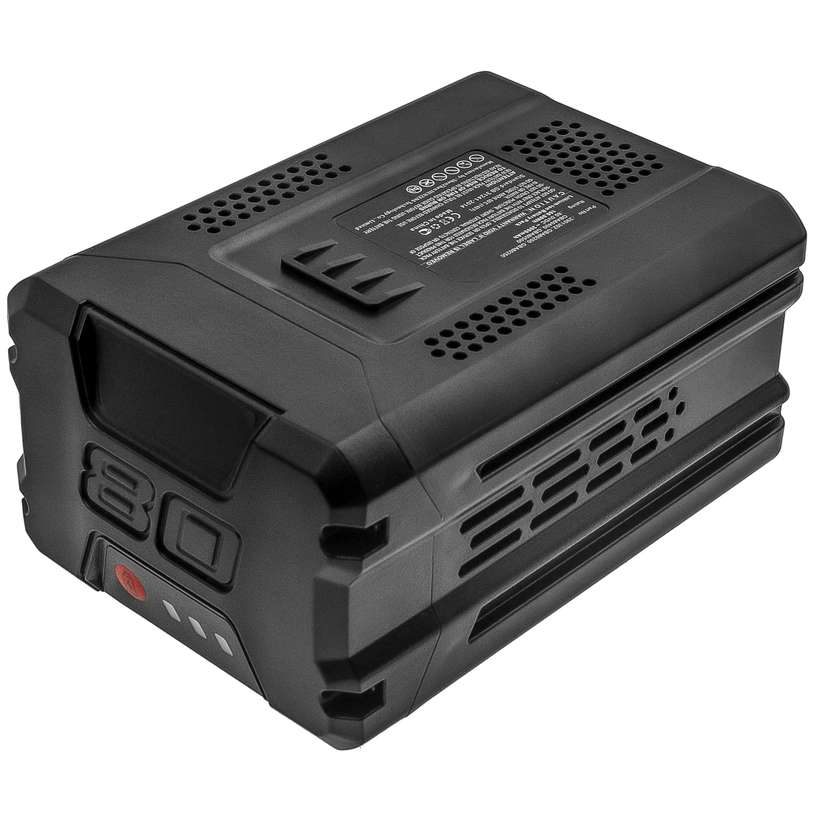 Synergy Digital 80V 2000mAh Li-ion Lawn Mower Replacement Battery - Compatible with GreenWorks GBA80500, 2901302, GBA80200, GBA80250, GBA80400 Models - Perfect for GreenWorks Cordless Lawn Mowers, Trimmers & Outdoor Power Tools