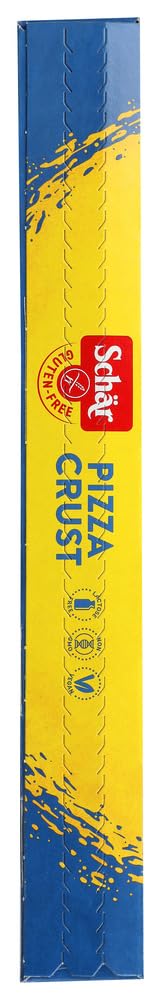 Schar Gluten Free Pizza Crust - 2 Pack | Certified Gluten-Free, Vegan & Non-GMO | Perfect for Homemade Pizza, Parties & Quick Meals