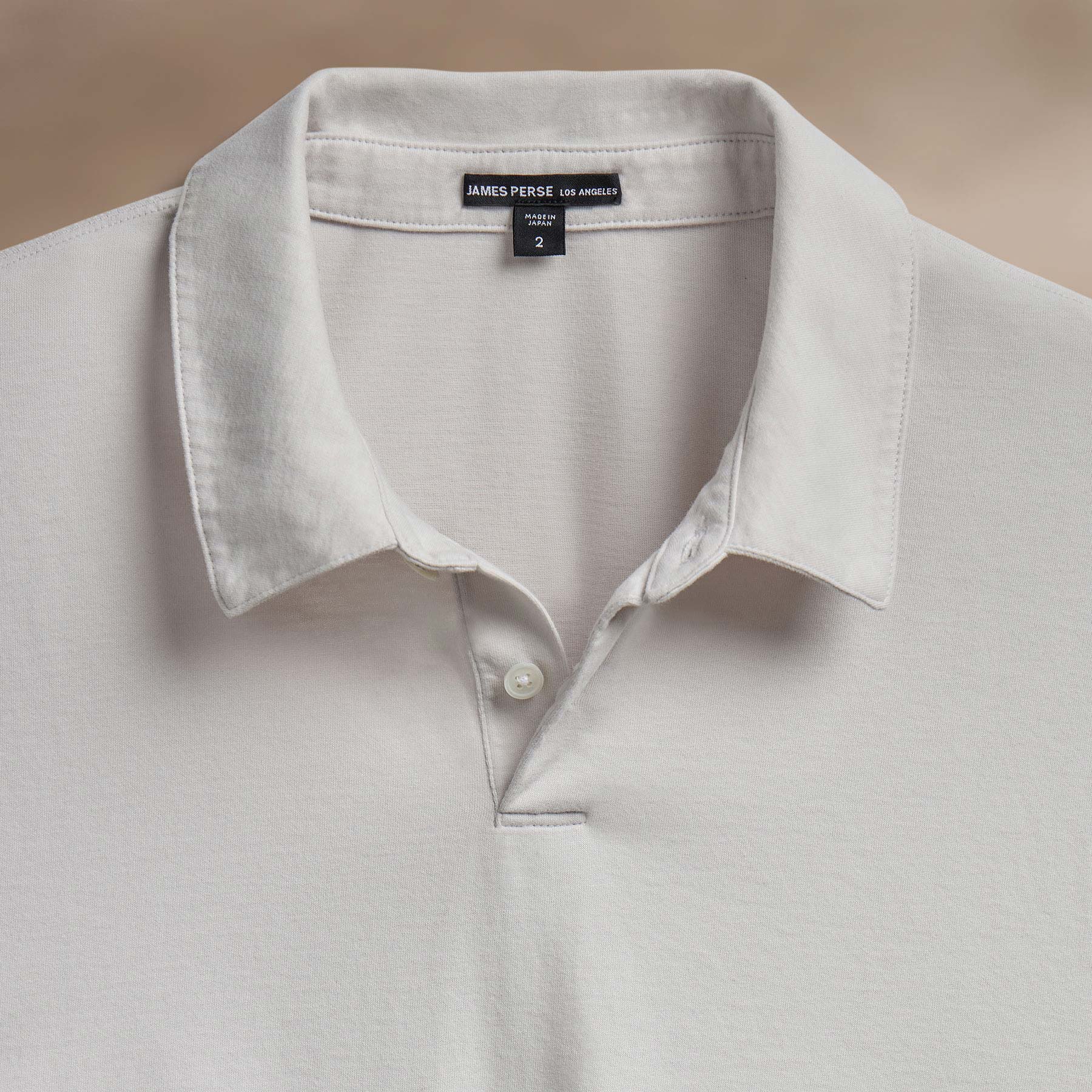 Premium Heavyweight Luxe Jersey Long Sleeve Polo Shirt for Men - Light Mist Color - Perfect for Business Casual, Golf & Everyday Wear