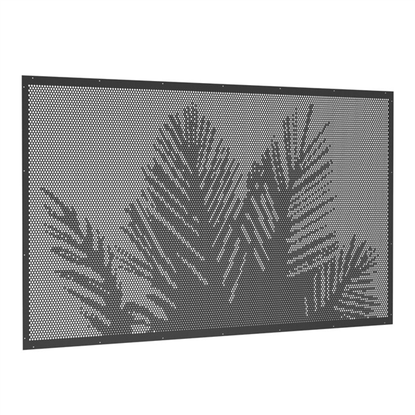 Premium Perforated Deco Perf Infill Panel - 1988mm W x 1188mm H - Durable Aluminum Pool Fence Panel for Safety & Style - Perfect for Backyard, Commercial Pools & Outdoor Spaces