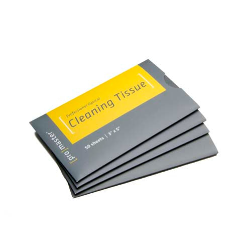 Promaster OpticClean Lens Tissue Book - Premium Microfiber Cleaning Wipes for Camera Lenses, Glasses & Screens - Gentle Scratch-Free Cleaning for Photography, Eyewear & Electronics