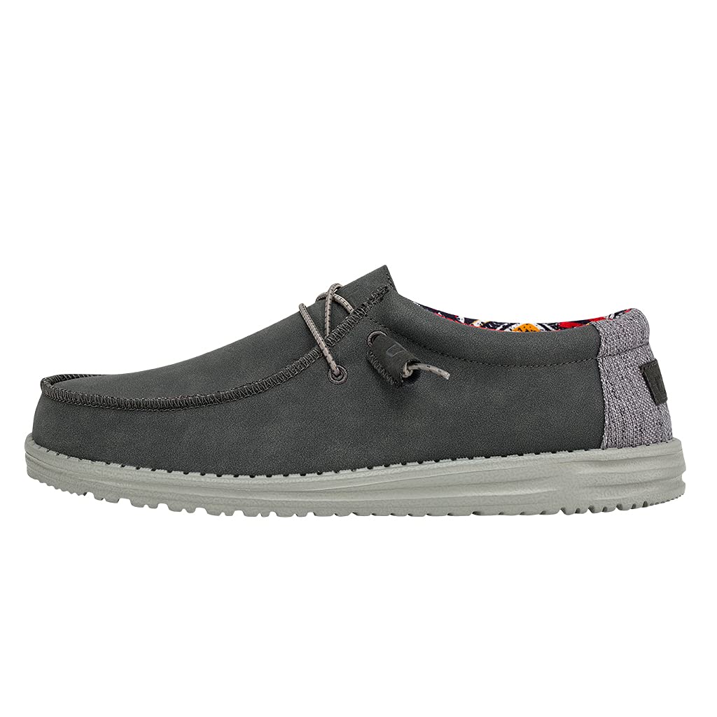 Hey Dude Women's Wally Recycled Leather Slip-On Loafers - Comfortable & Eco-Friendly Casual Shoes for Walking, Travel & Everyday Wear