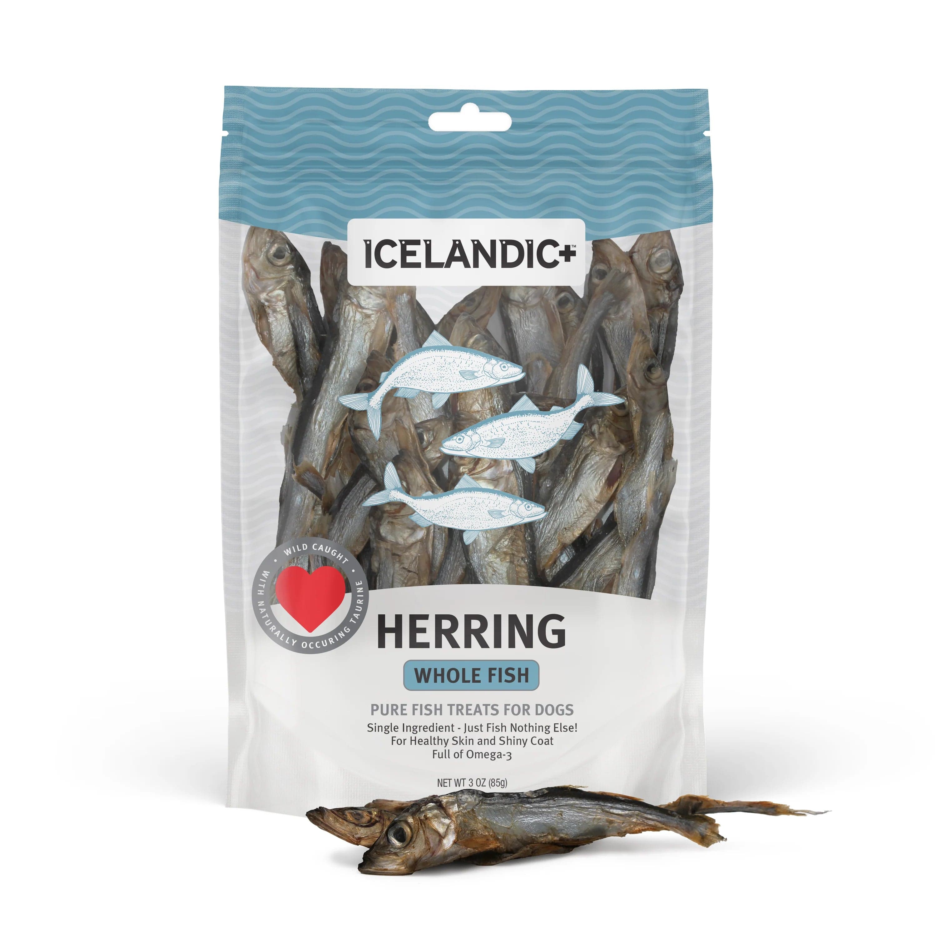 Premium Icelandic Whole Herring Dog Treats – Natural, High-Protein Snack for Dogs – Perfect for Training, Rewards & Dental Health