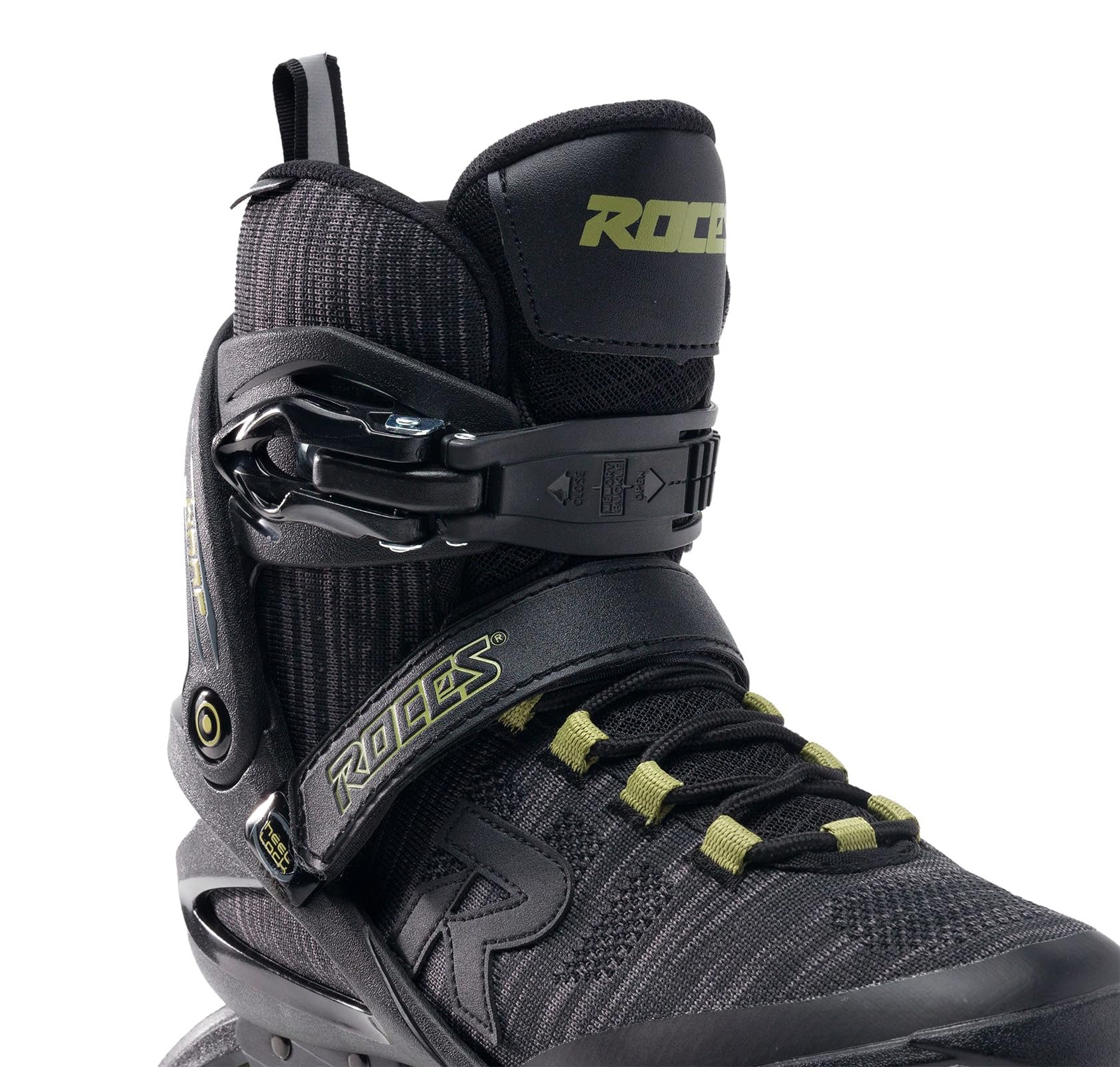 Roces Men's Warp Thread TIF Outdoor Inline Skates - Breathable Fitness Skates with Memory Buckle, Easy Entry Boots & 84mm 82A Wheels | Glass Fiber Reinforced Shell for Comfortable Skating | Perfect for Outdoor Fitness, Recreation & Urban Commuting