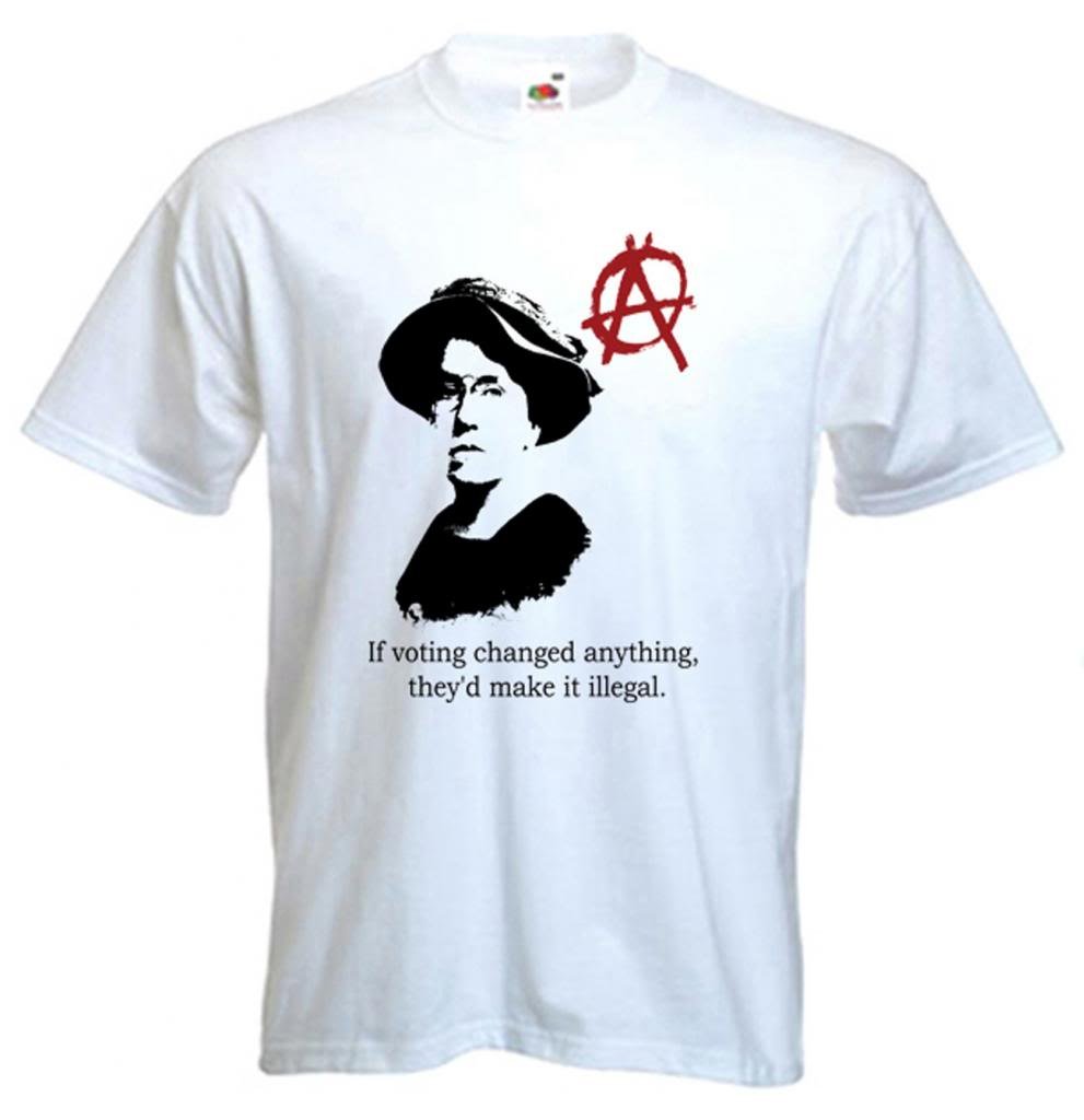 Tribal T-Shirts for Men - Emma Goldman Quote Graphic Tee | Vintage Political Statement Shirt | Casual Streetwear for Protests & Social Justice Events