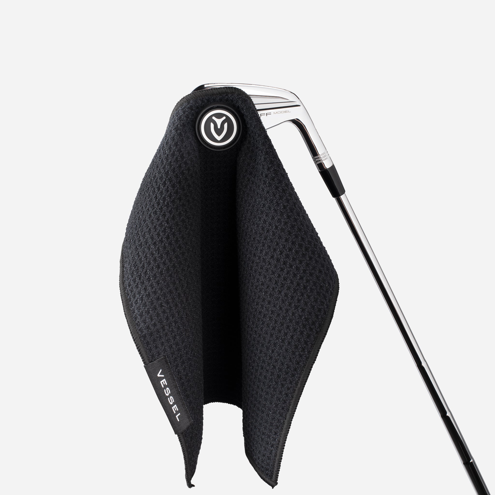 Magnetic Golf Towel - 10” x 10” Microfiber Golf Accessories for Club Cleaning | Perfect for Golfers, Carts & Bags