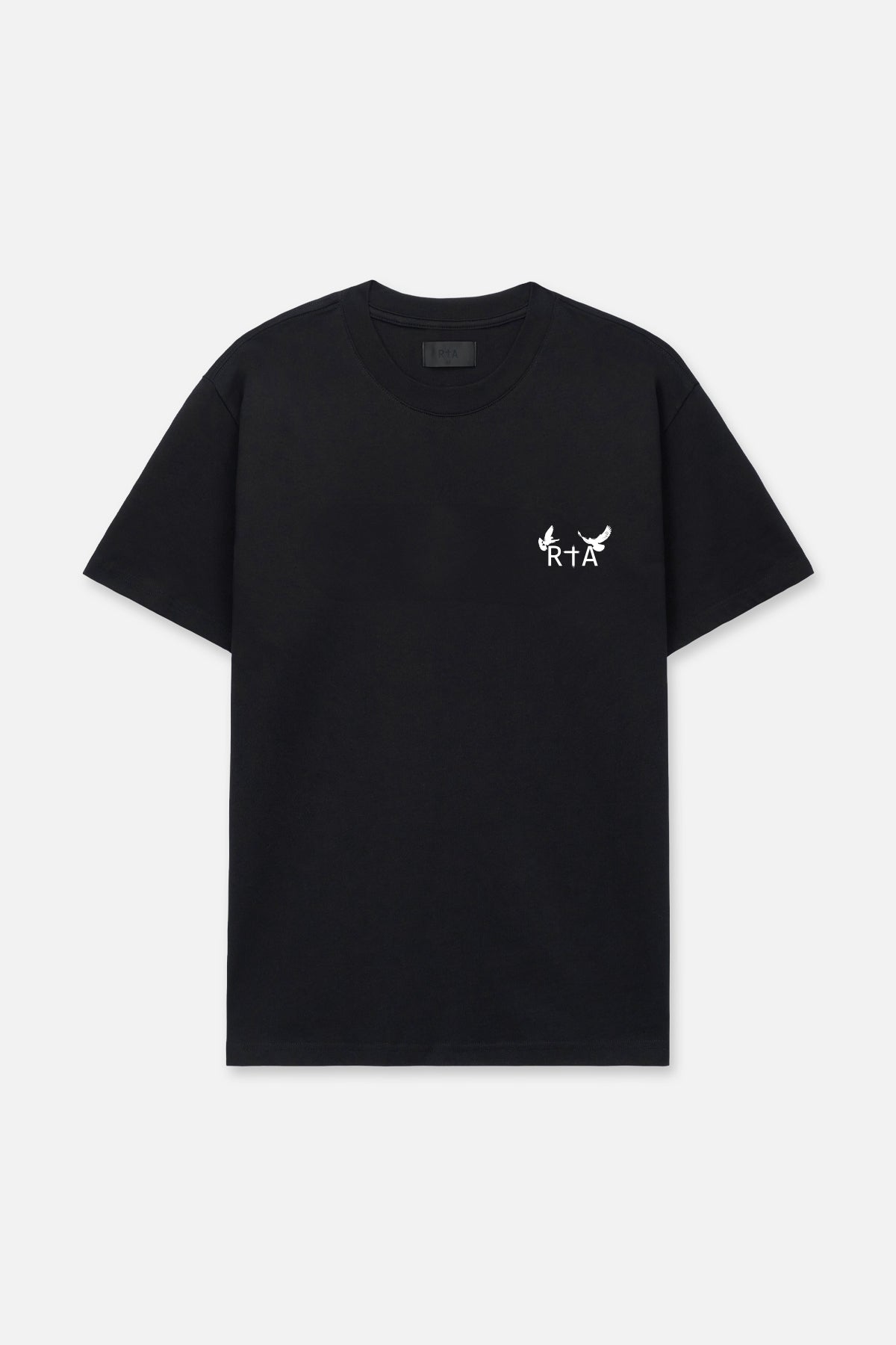 Colin Oversized Short Sleeve T-Shirt with Black Doves Print - Casual Streetwear for Men | Perfect for Summer Outfits, Music Festivals & Urban Fashion