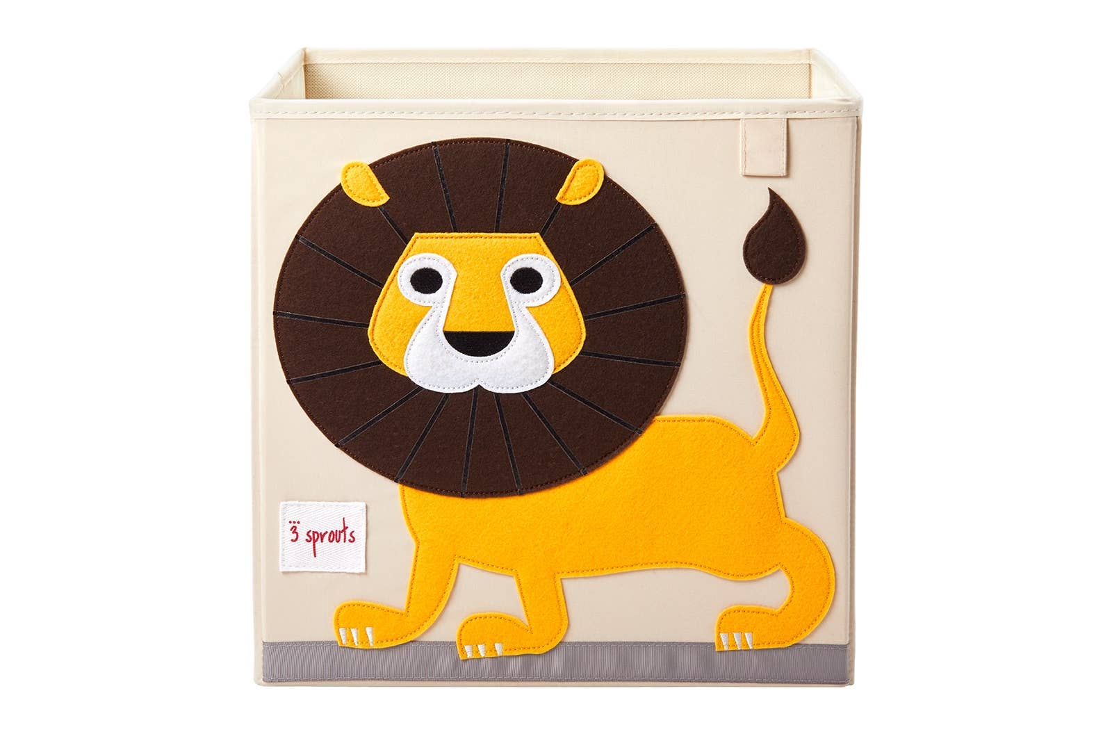 Lion Storage Box - Durable Plastic Organizer with Lid for Home, Office & Kids' Toys - Perfect for Closet, Shelf & Underbed Storage (12