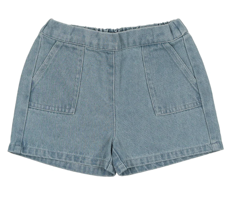 COCO BLANC Denim Shorts for Girls (2-6 Years) - Perfect for Summer Playdates, Beach Trips & Casual Outings