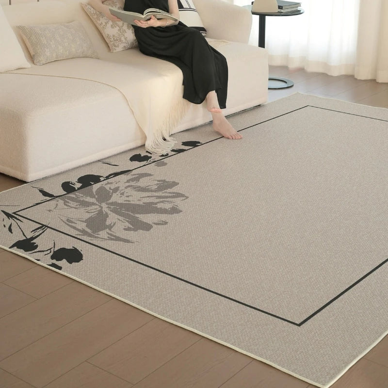 Emmie Velvet Waterproof Carpet for Living Room, Bedroom & Car – Soft, Stain-Resistant & Durable Home Decor Rug