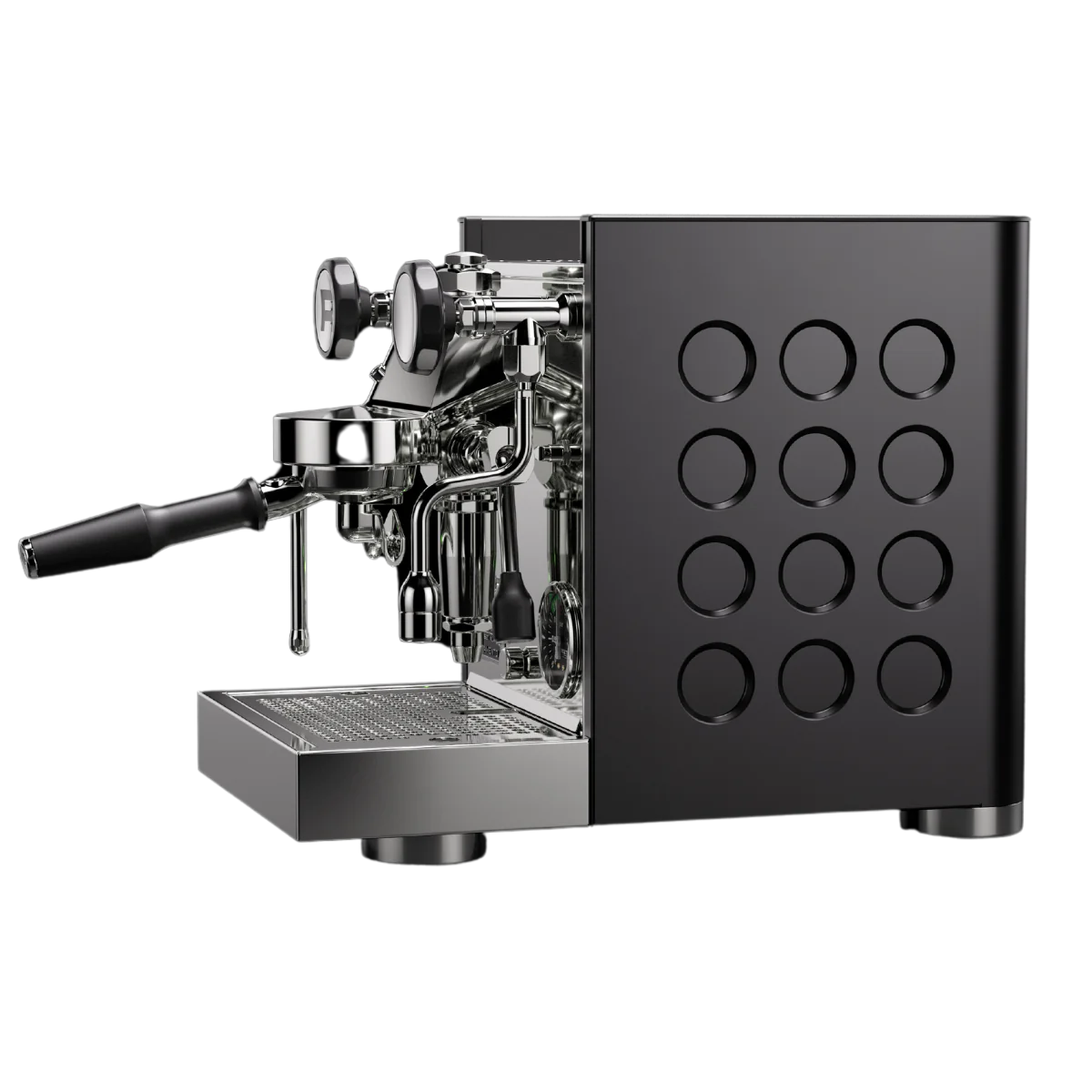Rocket Espresso Appartamento TCA Semi-Automatic Espresso Machine - Black | Professional Home Coffee Maker for Barista-Quality Drinks | Perfect for Lattes, Cappuccinos & Espresso Shots