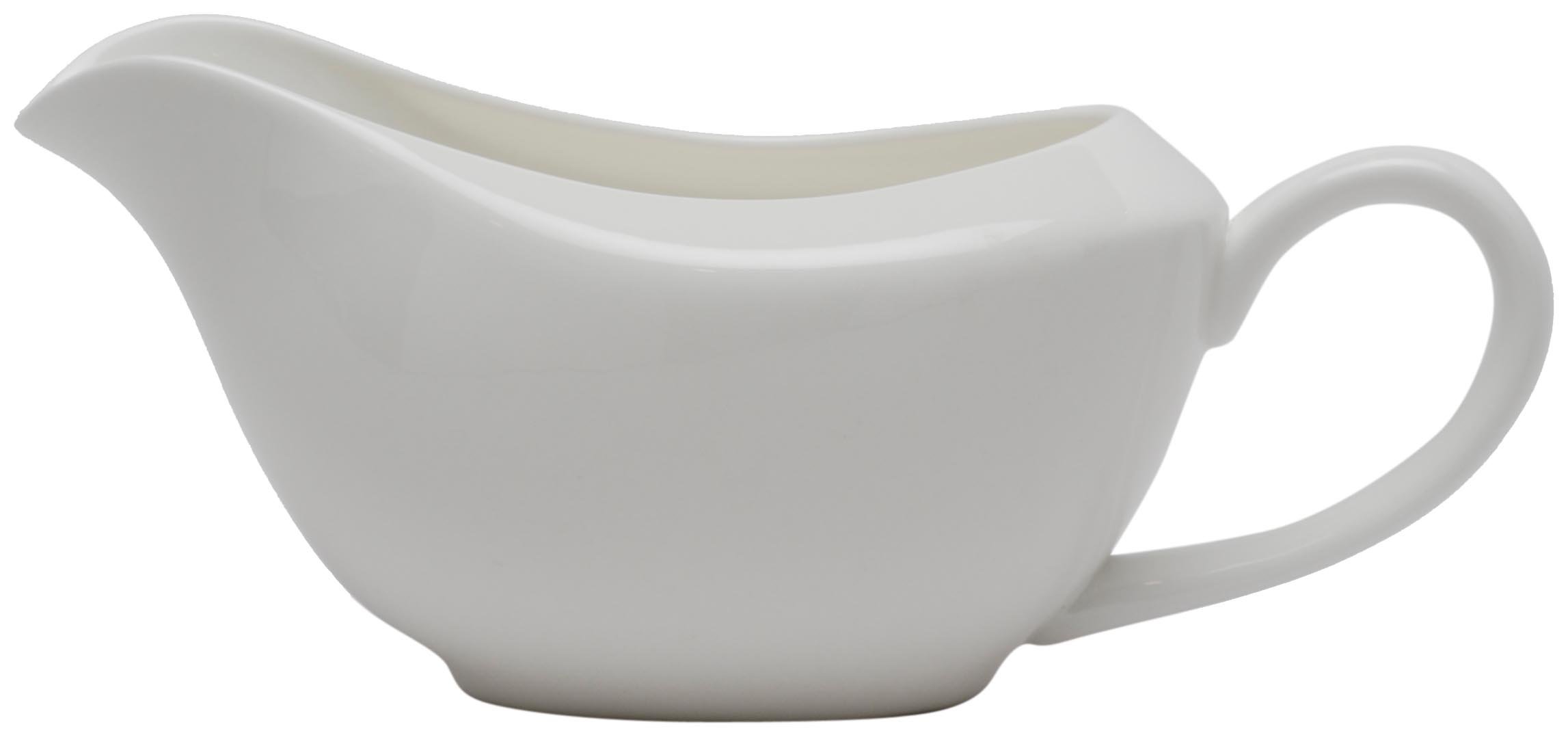 Premium Red Vanilla Pure Vanilla Gravy Boat - Elegant Ceramic Sauce Dispenser for Thanksgiving Dinner, Holiday Meals & Fine Dining