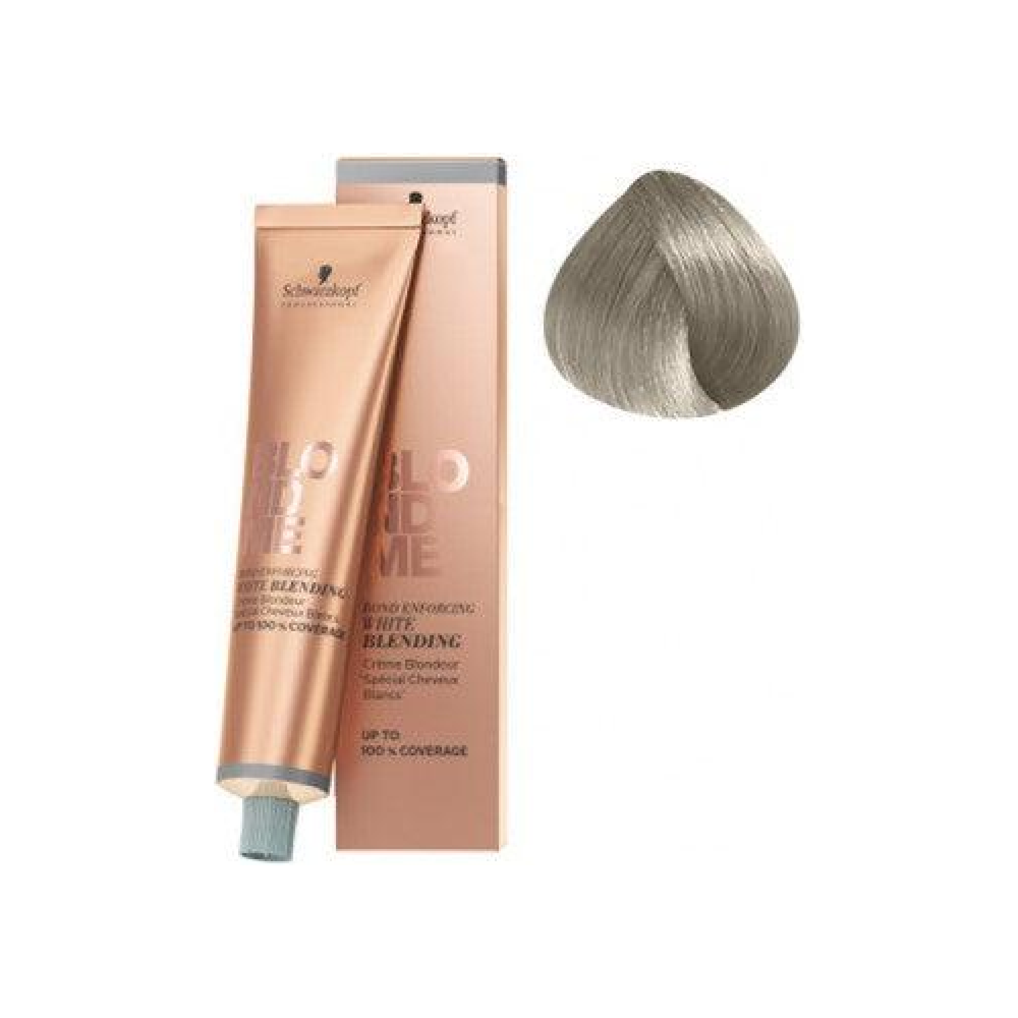 BlondMe Special Cream for White Hair - Ice Blonde Toning Treatment for Salon & Home Use - Perfect for Bleached, Gray, or Silver Hair Care