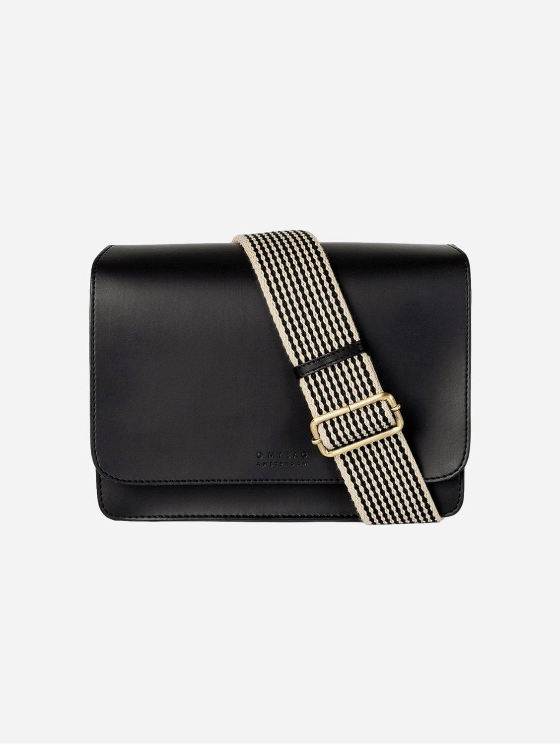 Audrey Vegan Leather Crossbody Bag for Women | Black | Stylish & Eco-Friendly Apple Leather Purse for Everyday Use, Work & Travel