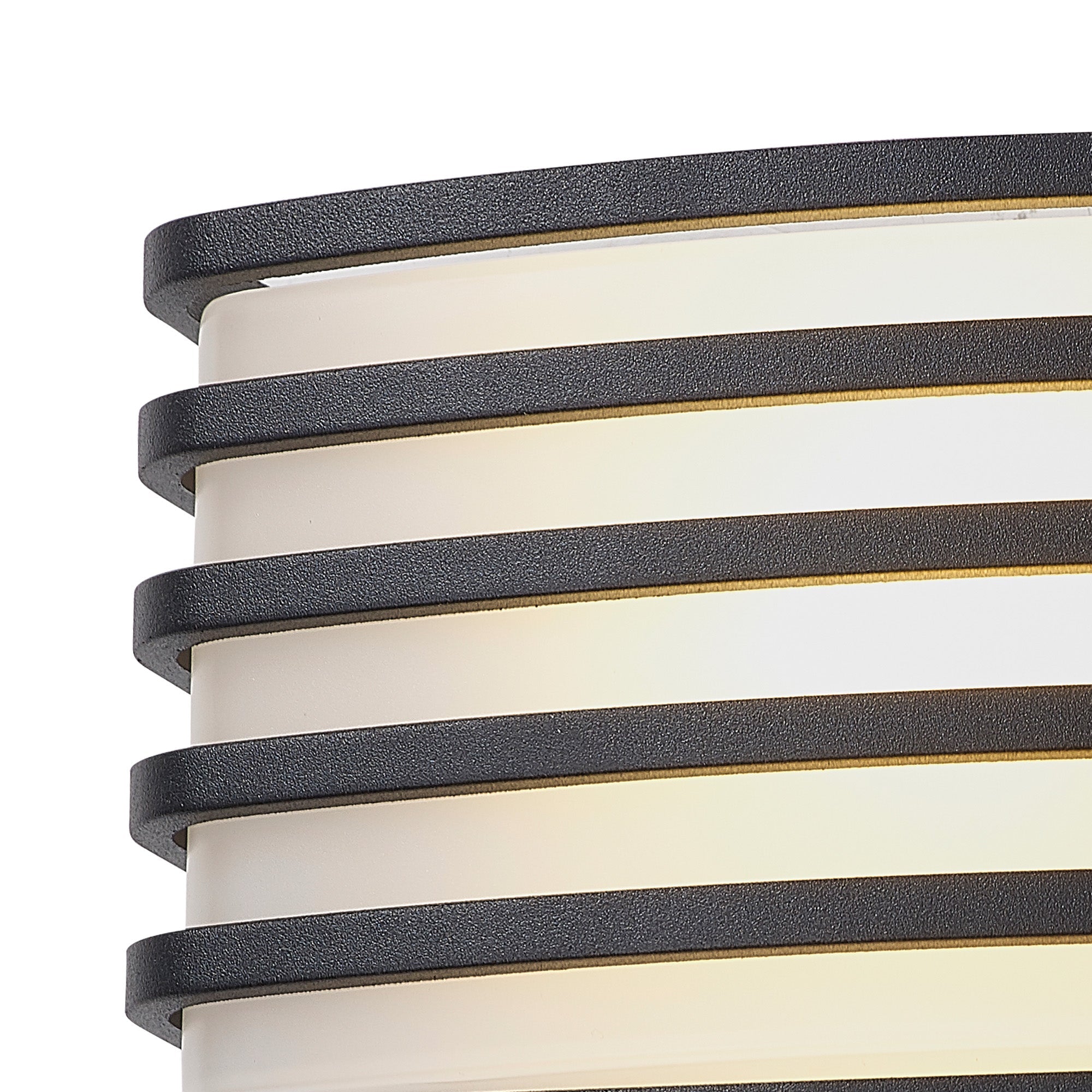 Bilbao Outdoor Wall Light with E27 Socket, IP54 Waterproof, Anthracite/Matt Black/Matt Brown Finish & Opal PC Shade - 2 Years Warranty - Perfect for Patio, Garden, and Porch Lighting